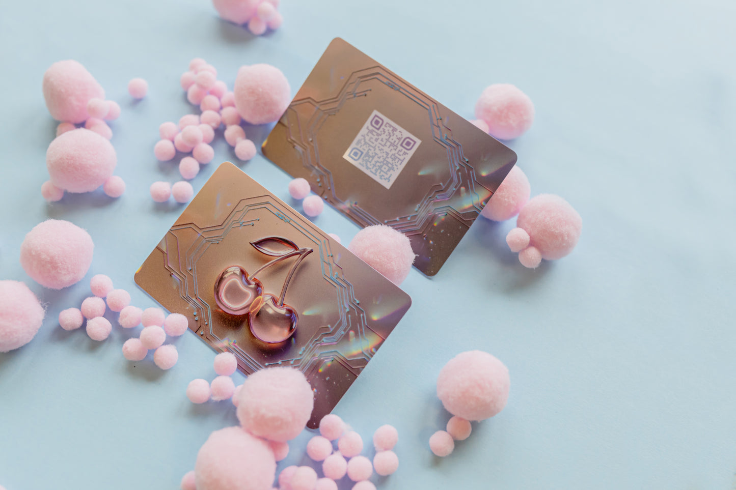 🌸 Pink Glass Cherry