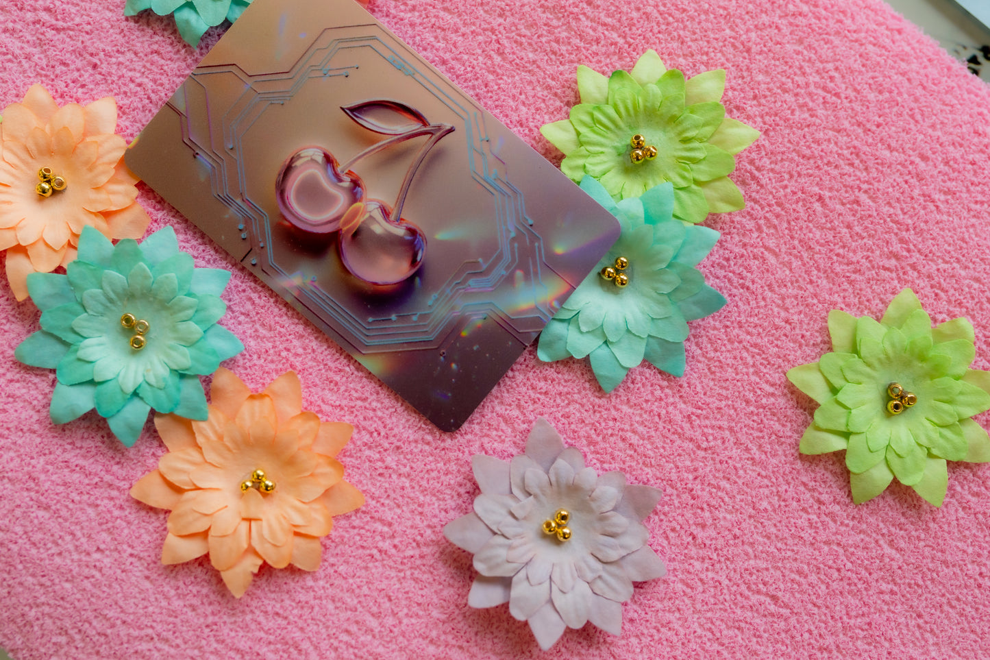 🌸 Pink Glass Cherry