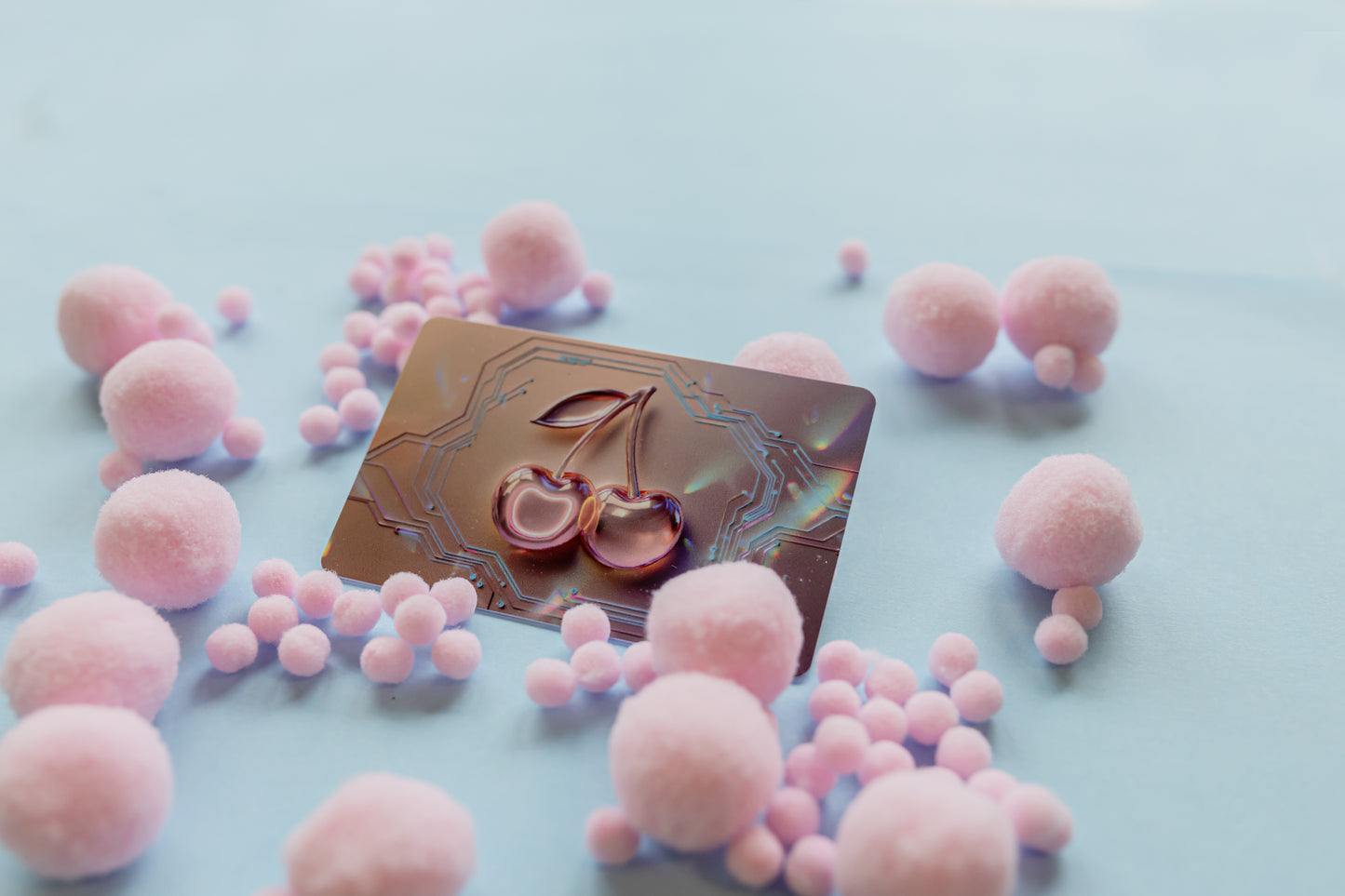 🌸 Pink Glass Cherry